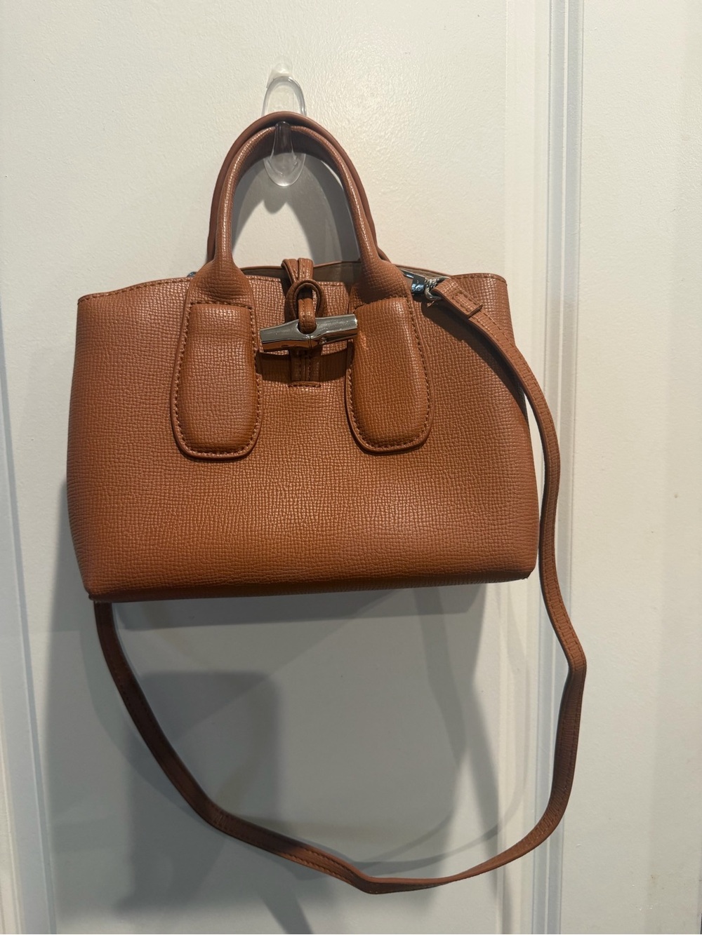 Longchamp Roseau leather handbag - Picture 3 of 10